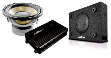 Axton Endstufe und Basskiste, Focal Woofer